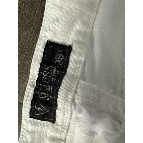 Guess Brittney Skinny Ankle Length White Pants Size 27 - Picture 5 of 11